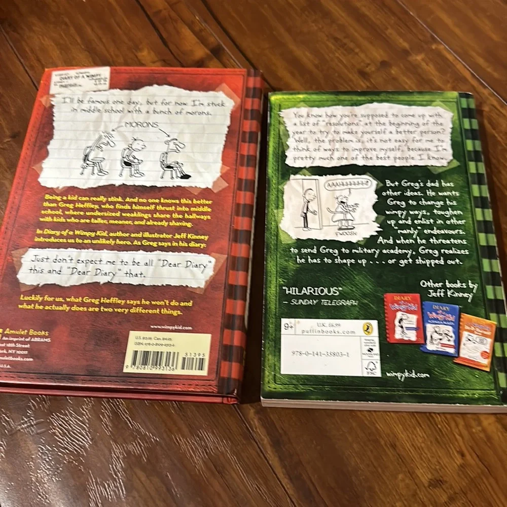 Diary of a Wimpy Kid 5 Book Hardcover Lot Big Shot Rodrick Last Straw